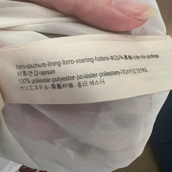 Massimo Dutti (Zara) SZ 8 100% Silk Floral Peasant Blouse Cottagecore Fairy - Picture 10 of 10